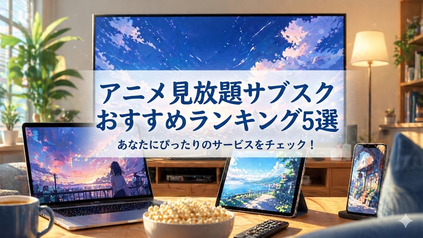 アニメ見放題サブスクおすすめランキング5選 安さと作品数で選ぶならdアニメストア