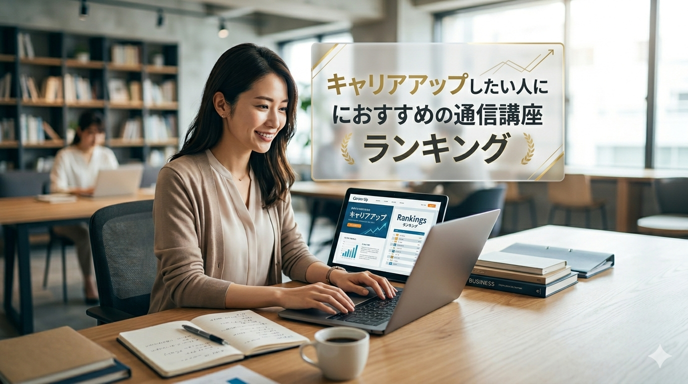 キャリアアップしたい人におすすめの通信講座ランキング フォーサイトが選ばれる理由とは