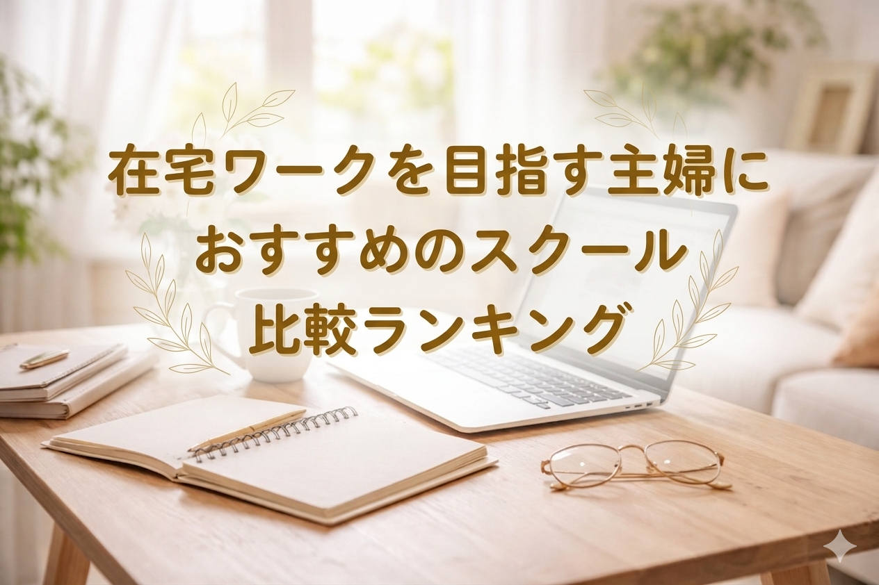 在宅ワークを目指す主婦におすすめのスクール比較ランキング|ヒューマンアカデミーが人気の理由を解説