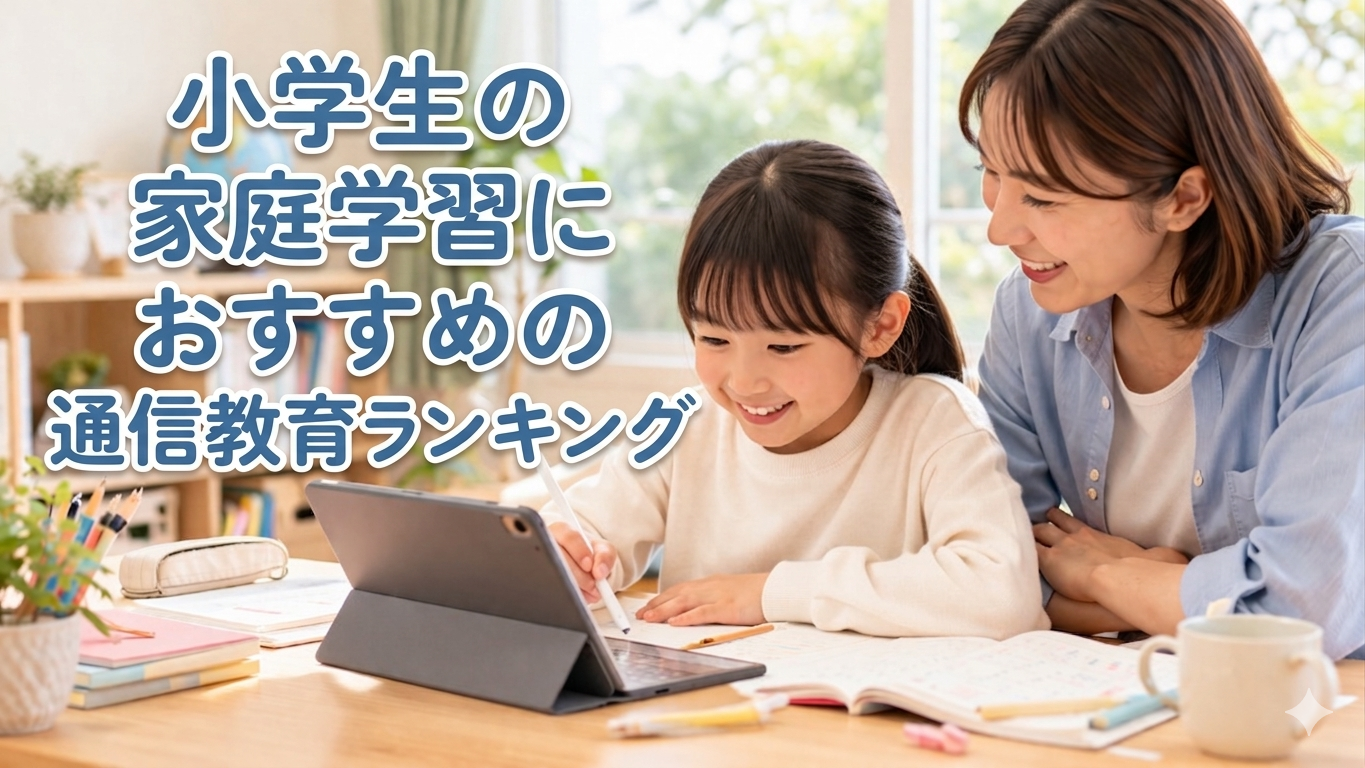 小学生の家庭学習におすすめの通信教育ランキング｜スマイルゼミが選ばれる理由とは
