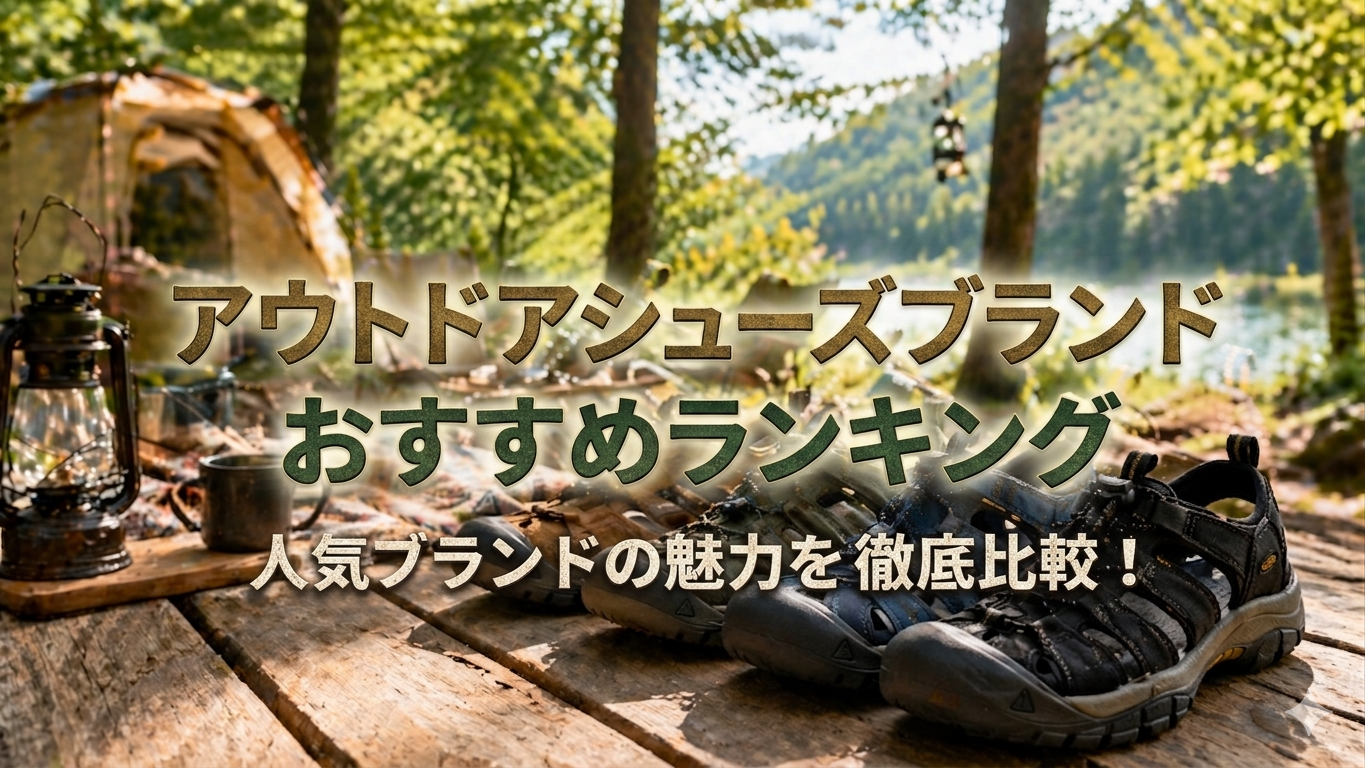 アウトドアシューズブランドおすすめランキング2026年版 KEENが1位の理由を徹底解説